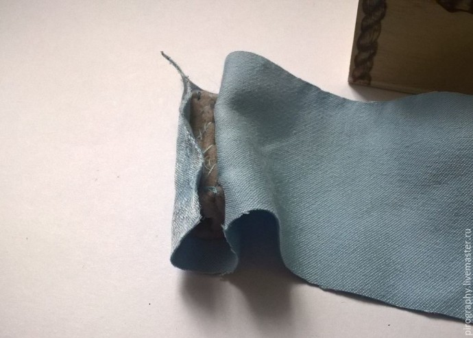 Внутреннее оформление шкатулки в морском стиле: мастер-класс Внутреннее оформление шкатулки в морском стиле: мастер-класс