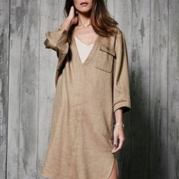 Платье рубашечного кроя