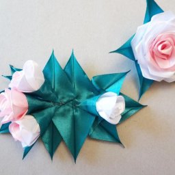 Нежная заколка своими руками