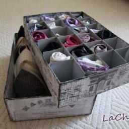 Органайзер для белья: мастер-класс