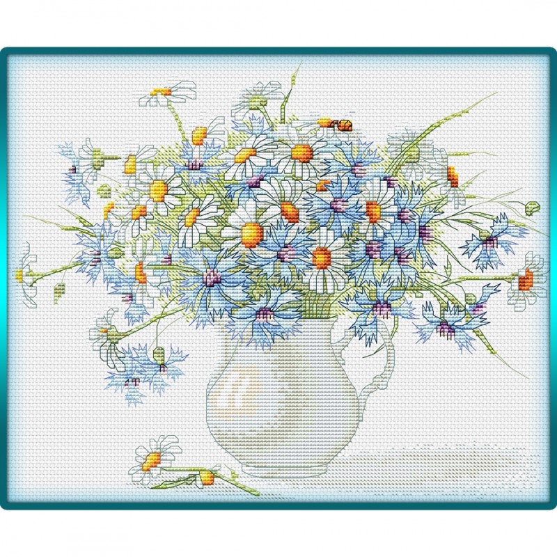 Вышивка "Весенний букет"