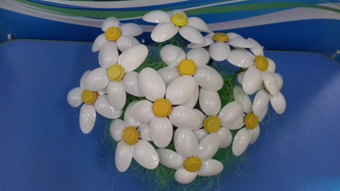 Букеты из одноразовых ложек