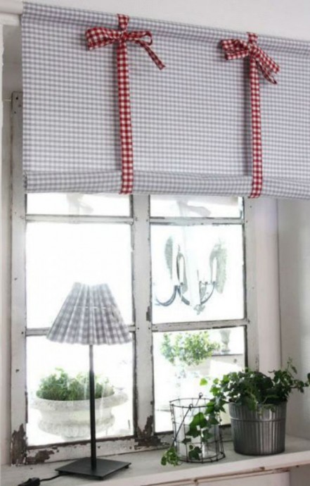 Идеи для пошива кухонных штор и занавесок