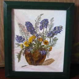 Картина из засушенных растений: мастер-класс