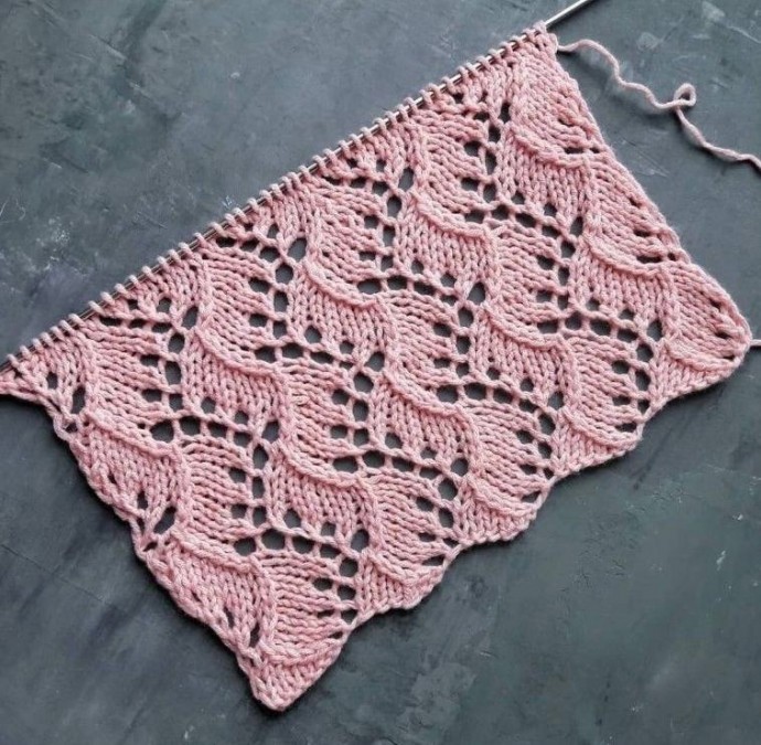 Самые красивые весенние вязаные узоры Самые красивые весенние вязаные узоры