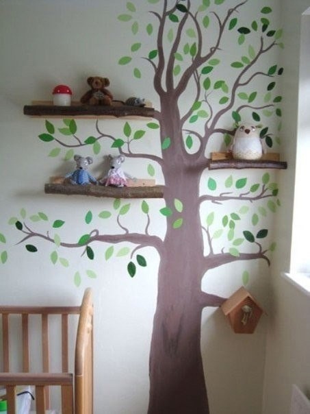 Идеи полочек для детской комнаты