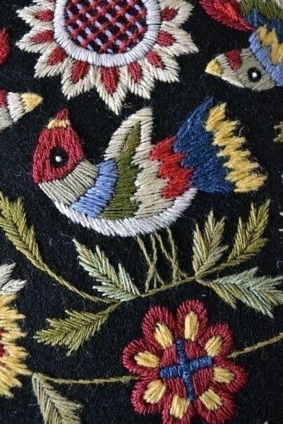 Скандинавская вышивка