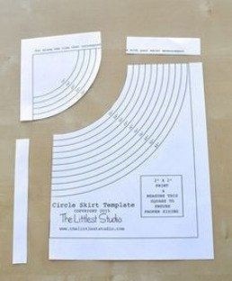 Моделирование юбки-солнце