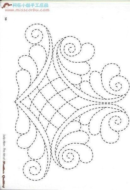 ​Схемы для выстегивания лоскутных покрывал