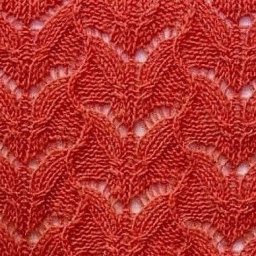 ​Причудливый вязаный узор