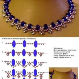 ​Прекрасные ожерелья из бисера и не только