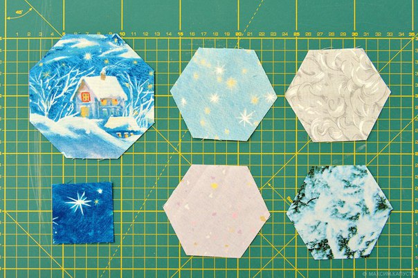 Мячики в технике пэчворк