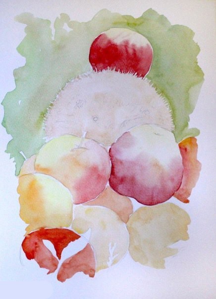 ​Рисуем осеннего сытого ёжика