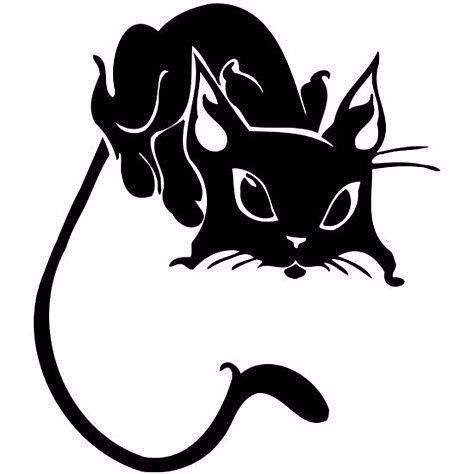 ​Трафареты кошек для декора