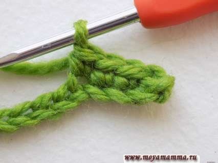 Вяжем крючком дубовый лист