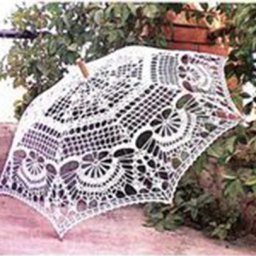 ​Ажурный зонт невесты