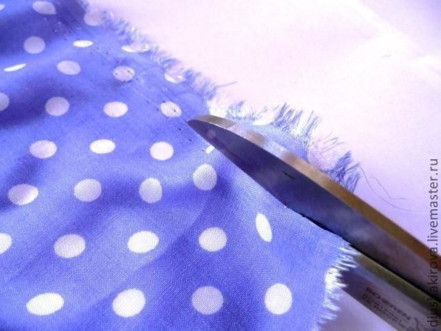 Батистовый шарфик с красивой бахромой