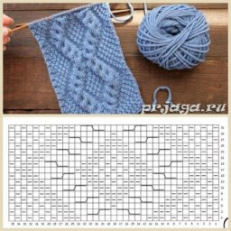 ​Разные узоры спицами