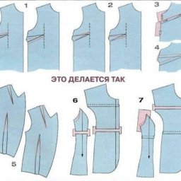 Корректировка вытачек: учимся делать самостоятельно