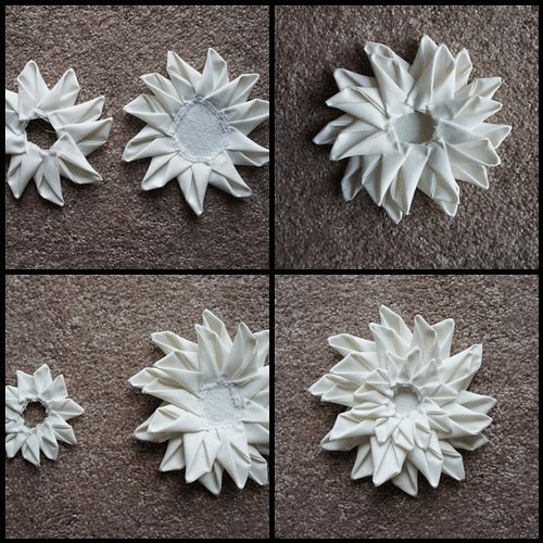 Цветок из ткани