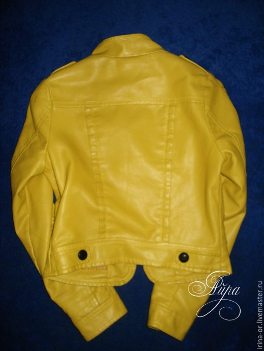 Роспись куртки в русском стиле