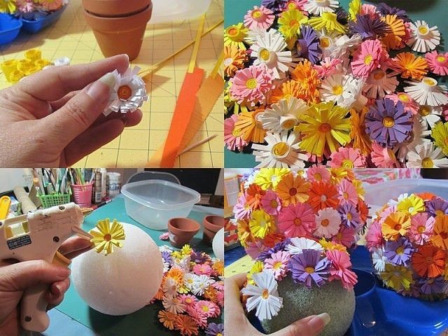 Топиарий из бумаги Топиарий из бумаги