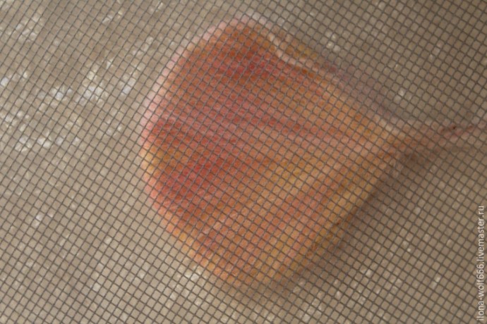 Шикарное колье с розой из войлока