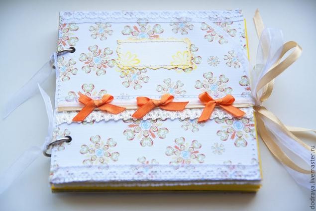 Блокнот на кольцах с твердой обложкой