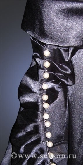 Рукав с драпировками