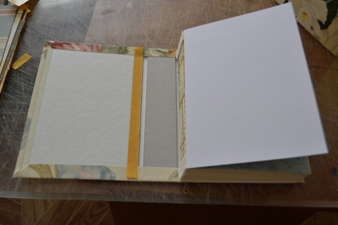 Блокнот в красивой бумажной обложке