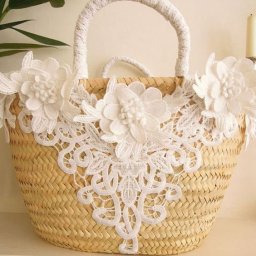 Идеи летних сумочек с кружевами