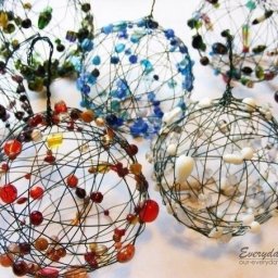 Необычные шарики на елочку: мастер-класс