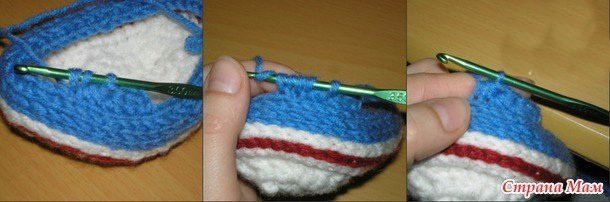 Пинетки в виде ботиночек