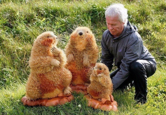 ​Поразительные работы из стружки