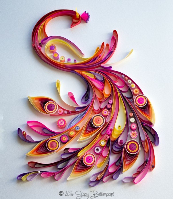 Роскошные работы в технике квиллинг: вдохновляющие идеи