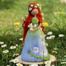 Валяные куклы-феи ручной работы