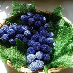 Виноград из бисера