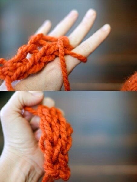 Вязание на руках