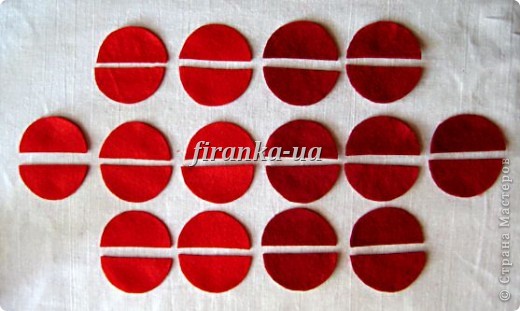 Букет из фетровых цветов