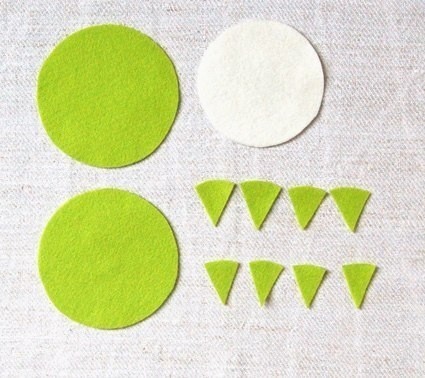 ​Цитрусовые подставки из фетра: мастер-класс