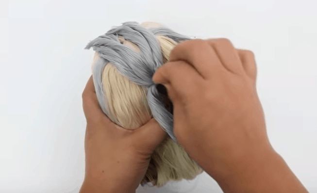 ​Гламурные щенки из ниток