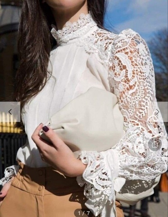 Идеи романтических блуз