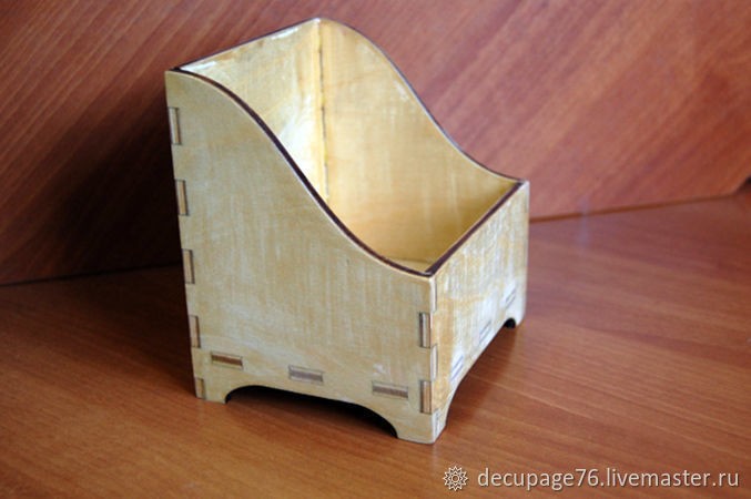 Сборка заготовок для декупажа