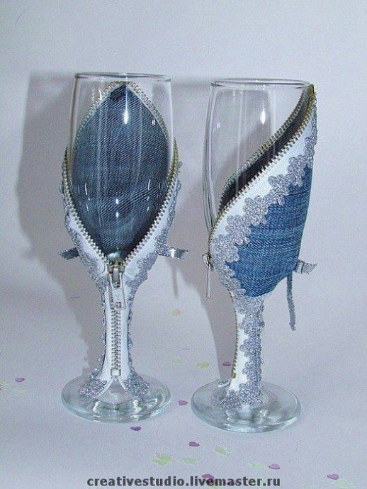 Красивые переделки из старых джинсов