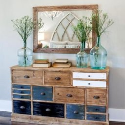 Летние варианты декора комодов