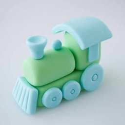 ​Лепим паровозик из сахарной мастики