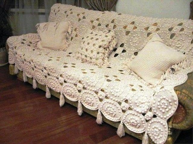 Покрывало крючком