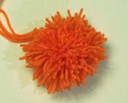 Помпон из пряжи