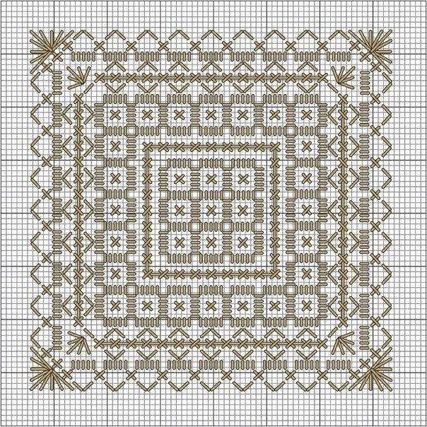 Схемы для нежной вышивки