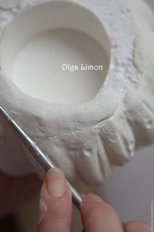 Создаем горшочек из глины «Тыква»